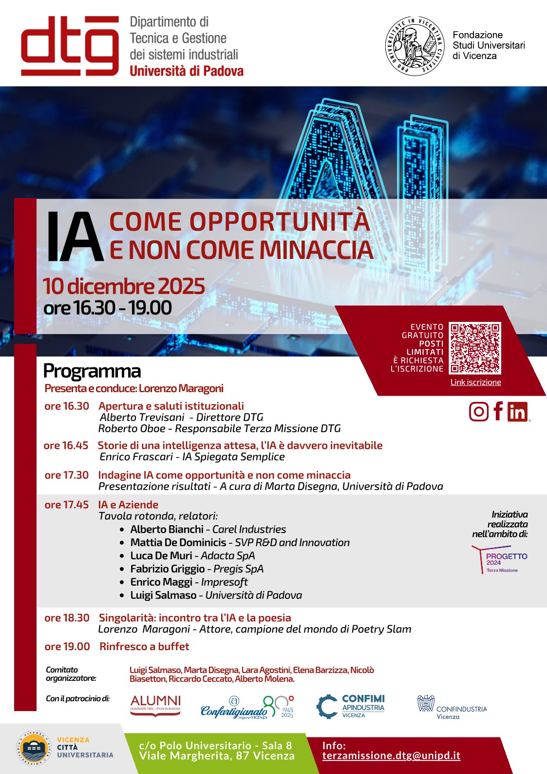 “IA come opportunità e non come minaccia” - 10 dicembre 2025